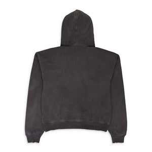 BLACK OIL WASH HOODIE