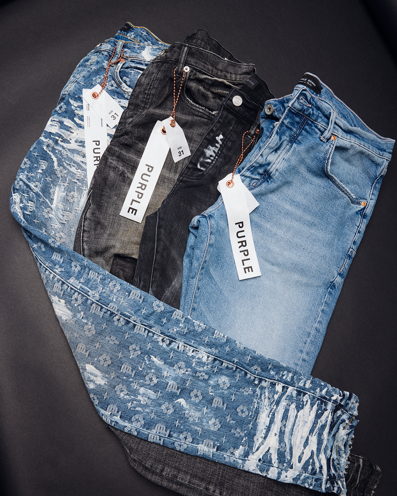 Purple Denim Box